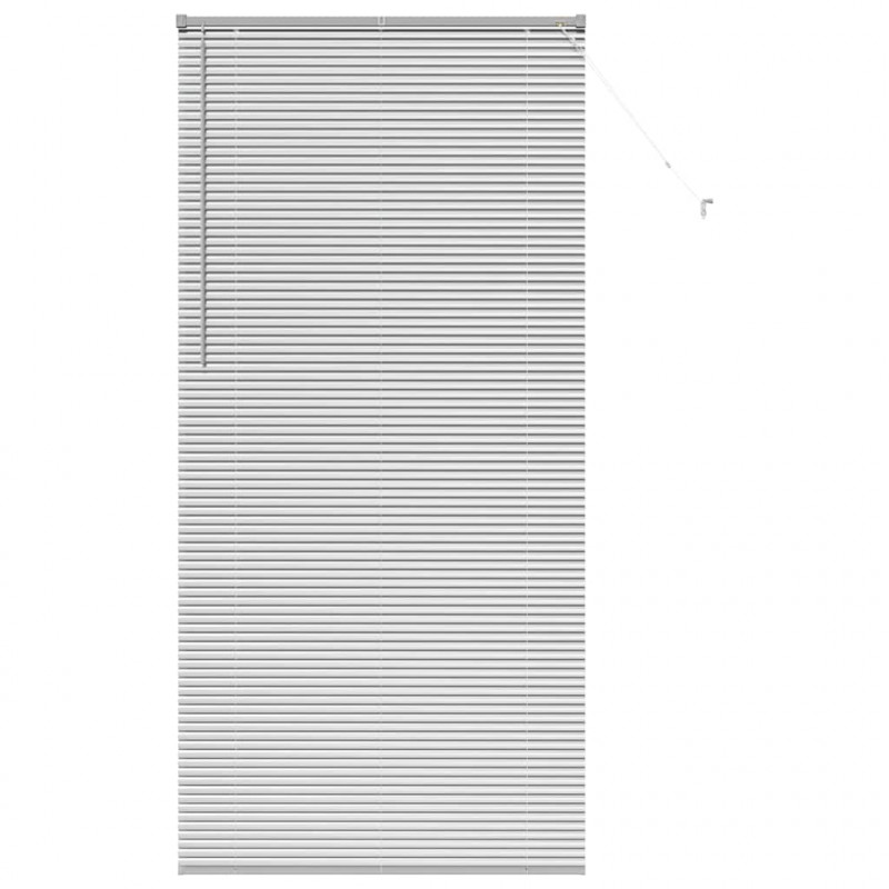Żaluzje weneckie Srebrny 220 x 100 cm Aluminium