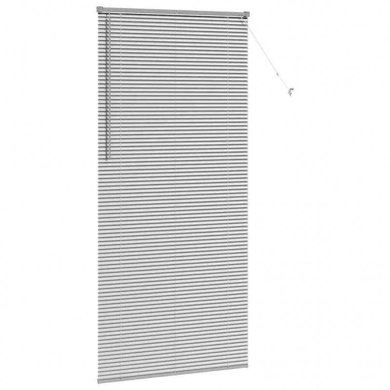Żaluzje weneckie Srebrny 220 x 100 cm Aluminium