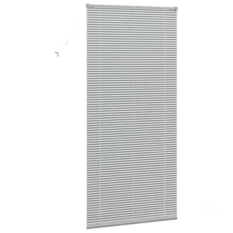 Żaluzje weneckie Srebrny 220 x 105 cm Aluminium