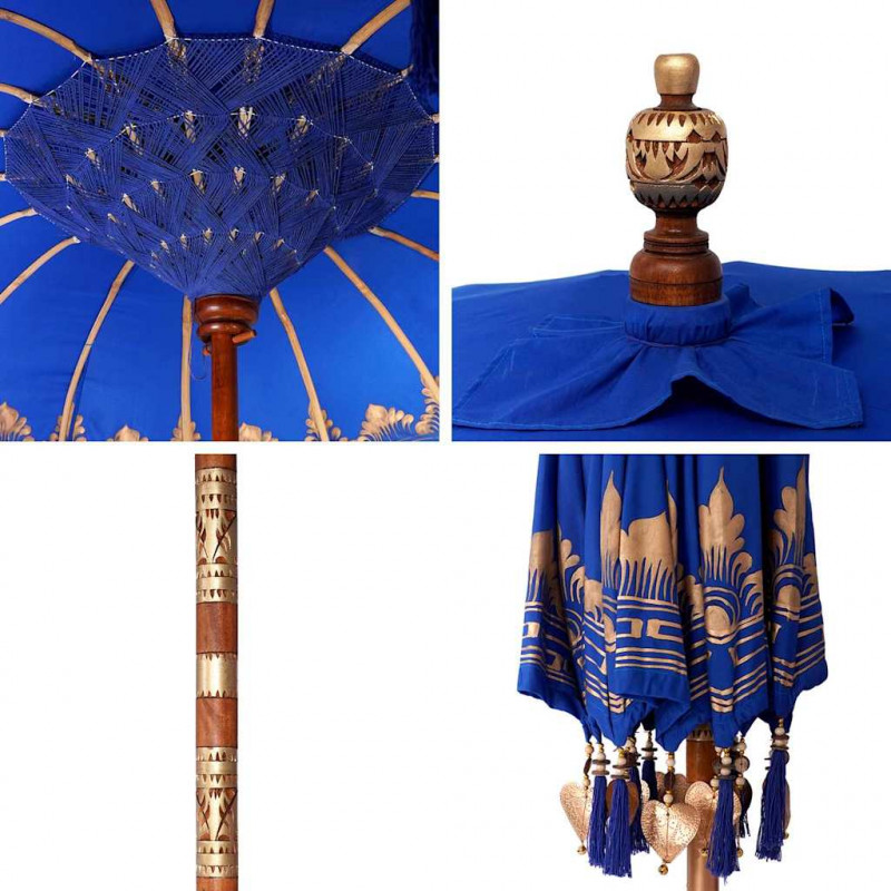 Baliński Parasol Niebieski 185 x 185 x 260 cm