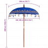 Baliński Parasol Niebieski 185 x 185 x 260 cm