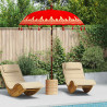 Baliński Parasol Czerwony 185 x 185 x 260 cm