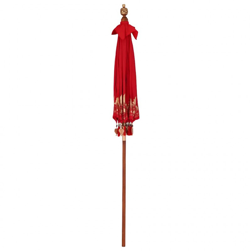 Baliński Parasol Czerwony 185 x 185 x 260 cm