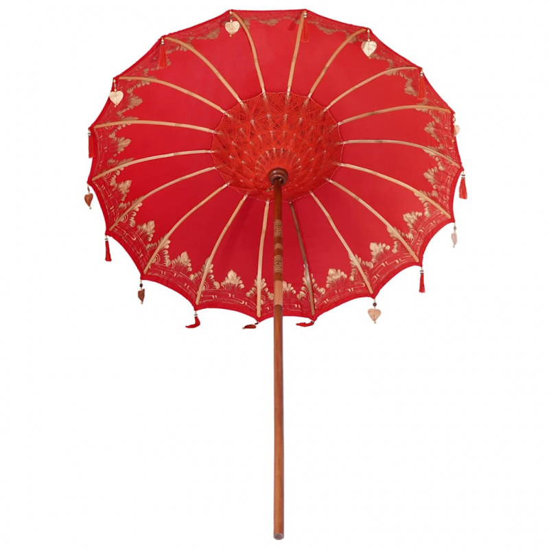 Baliński Parasol Czerwony 185 x 185 x 260 cm