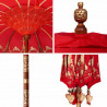 Baliński Parasol Czerwony 185 x 185 x 260 cm