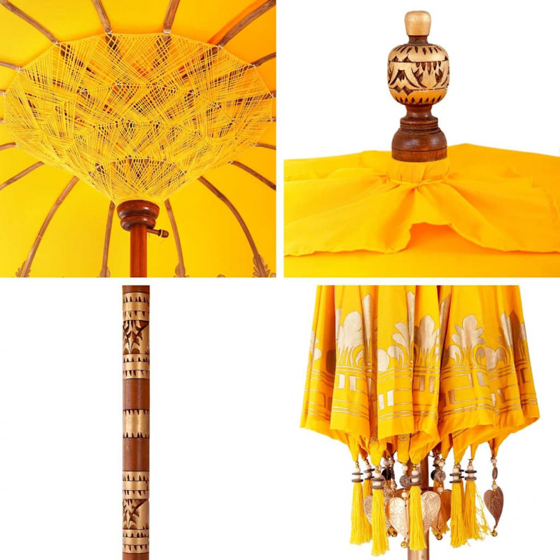 Baliński Parasol Żółty 215 x 215 x 260 cm