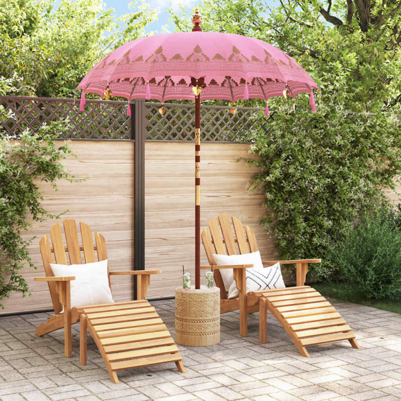 Baliński Parasol Różowy 185 x 185 x 260 cm