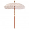 Parasol Makramowy Kremowy 190 x 190 x 260 cm