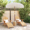 Parasol Makramowy Kremowy 190 x 190 x 260 cm