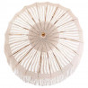 Parasol Makramowy Kremowy 190 x 190 x 260 cm