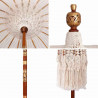 Parasol Makramowy Kremowy 190 x 190 x 260 cm