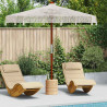 Parasol Makramowy Kremowy 252.5 x 252.5 x 260 cm