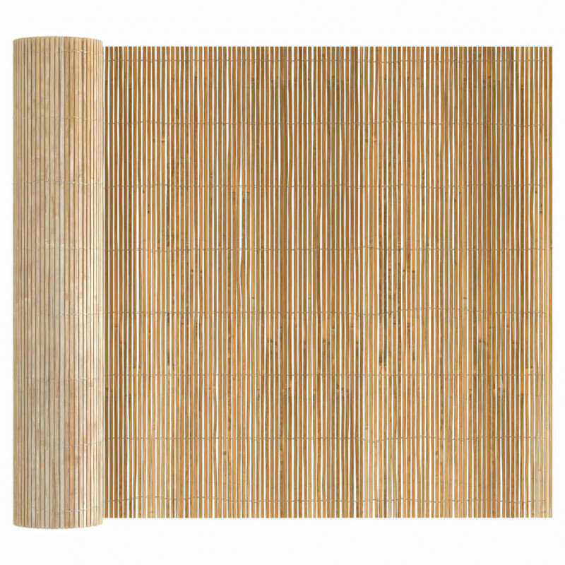 Bambusowe ogrodzenie Naturalny 600 x 150 cm Bambus