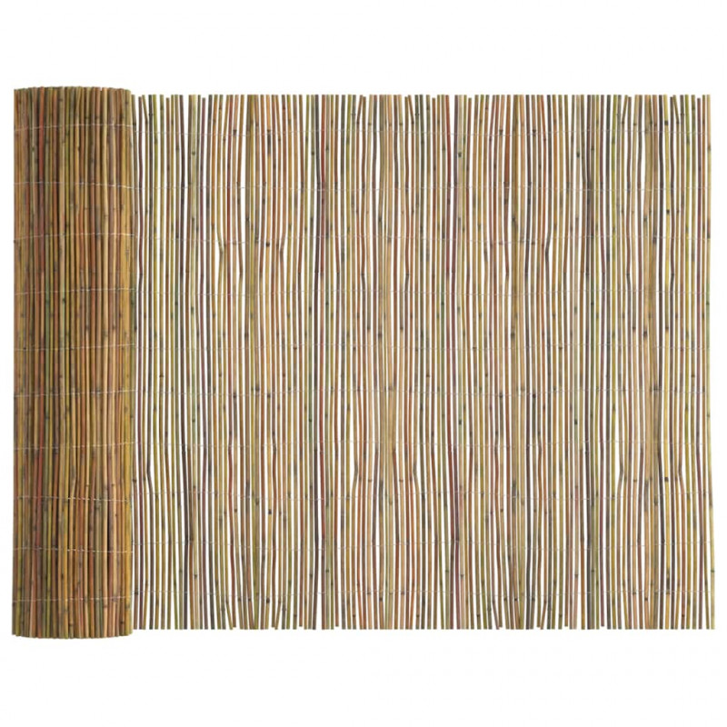 Bambusowe ogrodzenie Naturalny 400 x 125 cm Bambus
