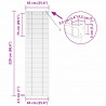 Żaluzje weneckie Ciemnoszary 220 x 65 cm Aluminium