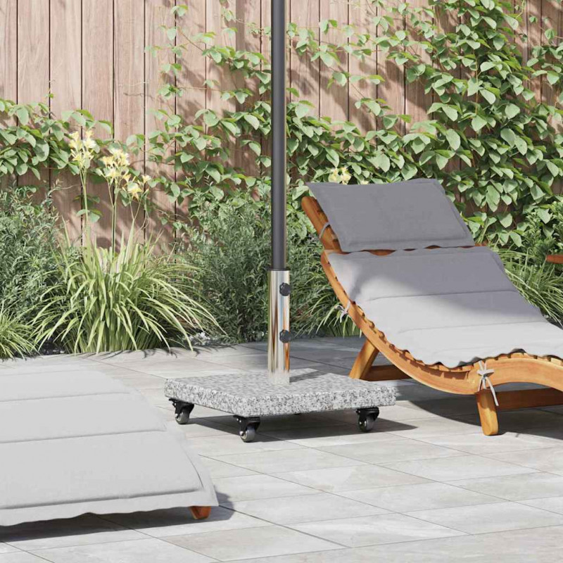 Podstawa do parasola Szary 45 x 45 x 45 cm Granit