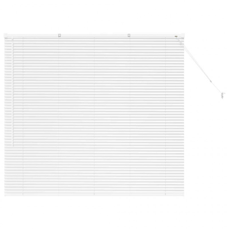 Żaluzje weneckie Biały 130 x 140 cm Aluminium