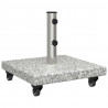 Podstawa do parasola Szary 45 x 45 x 45 cm Granit