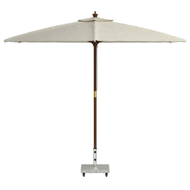 Podstawa do parasola Szary 45 x 45 x 45 cm Granit