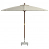 Podstawa do parasola Szary 45 x 45 x 45 cm Granit