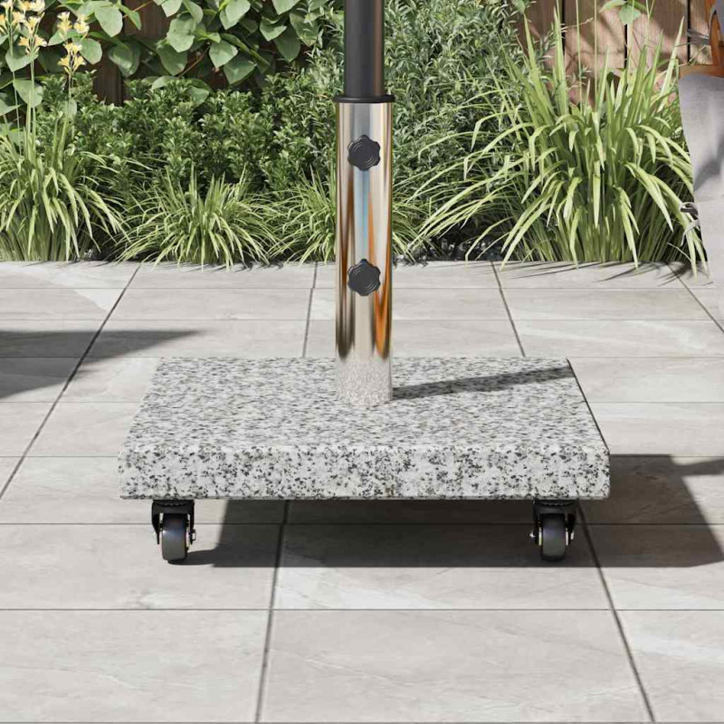 Podstawa do parasola Szary 45 x 45 x 45 cm Granit