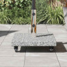 Podstawa do parasola Szary 45 x 45 x 45 cm Granit