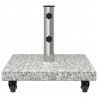 Podstawa do parasola Szary 45 x 45 x 45 cm Granit