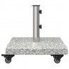 Podstawa do parasola Szary 45 x 45 x 45 cm Granit