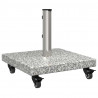 Podstawa do parasola Szary 45 x 45 x 45 cm Granit