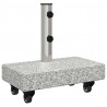 Podstawa do parasola Szary 45 x 25 x 45 cm Granit