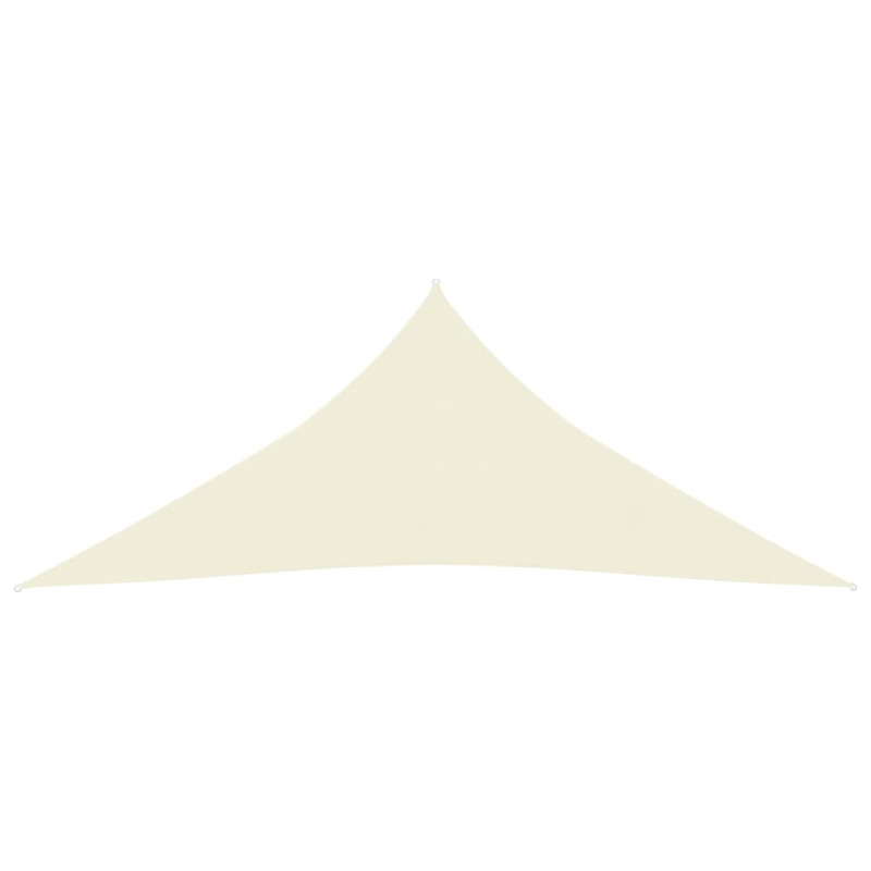 Żagiel przeciwsłoneczny, 160 g/m², kremowy, 3x4x4 m, HDPE