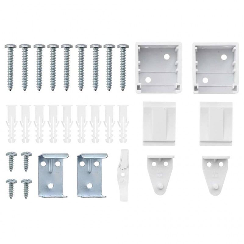 Żaluzje weneckie Biały 130 x 145 cm Aluminium