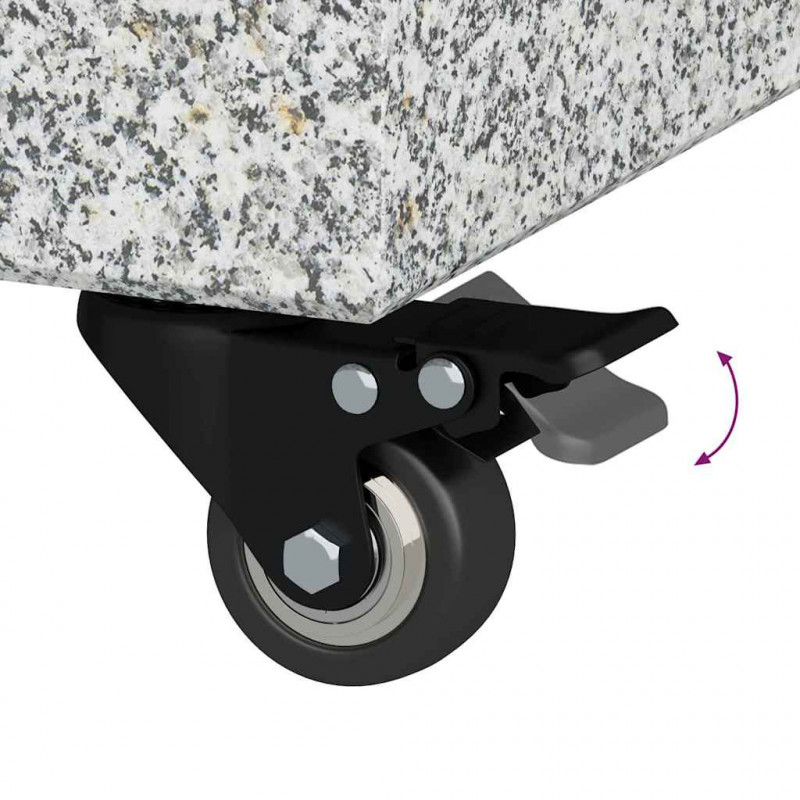Podstawa do parasola Szary 45 x 25 x 45 cm Granit