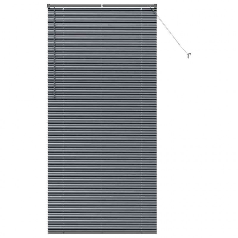 Żaluzje weneckie Ciemnoszary 220 x 100 cm Aluminium