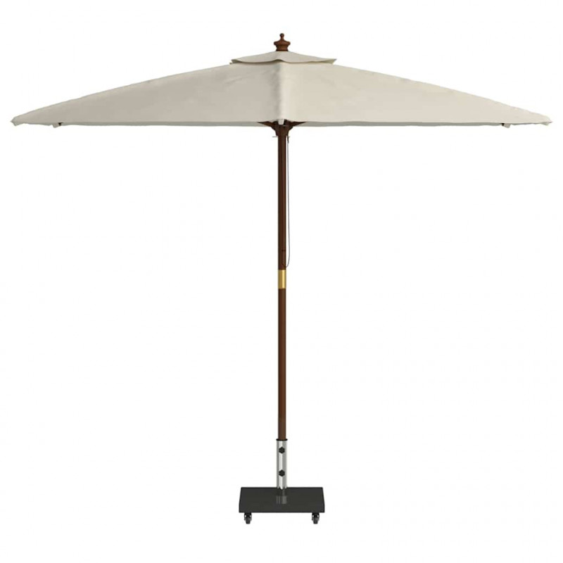 Podstawa do parasola Czarny 45 x 45 x 45 cm Granit