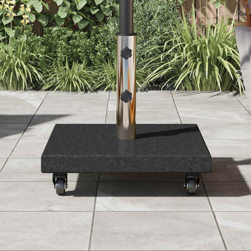 Podstawa do parasola Czarny 45 x 45 x 45 cm Granit