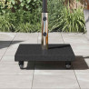 Podstawa do parasola Czarny 45 x 45 x 45 cm Granit
