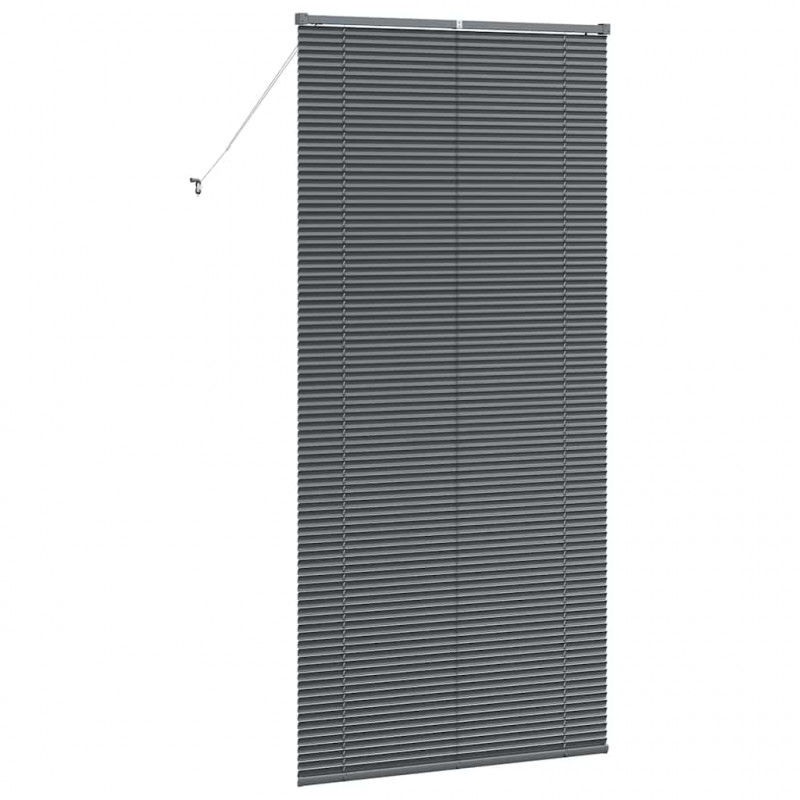 Żaluzje weneckie Ciemnoszary 220 x 105 cm Aluminium