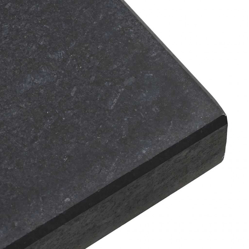 Podstawa do parasola Czarny 45 x 45 x 45 cm Granit
