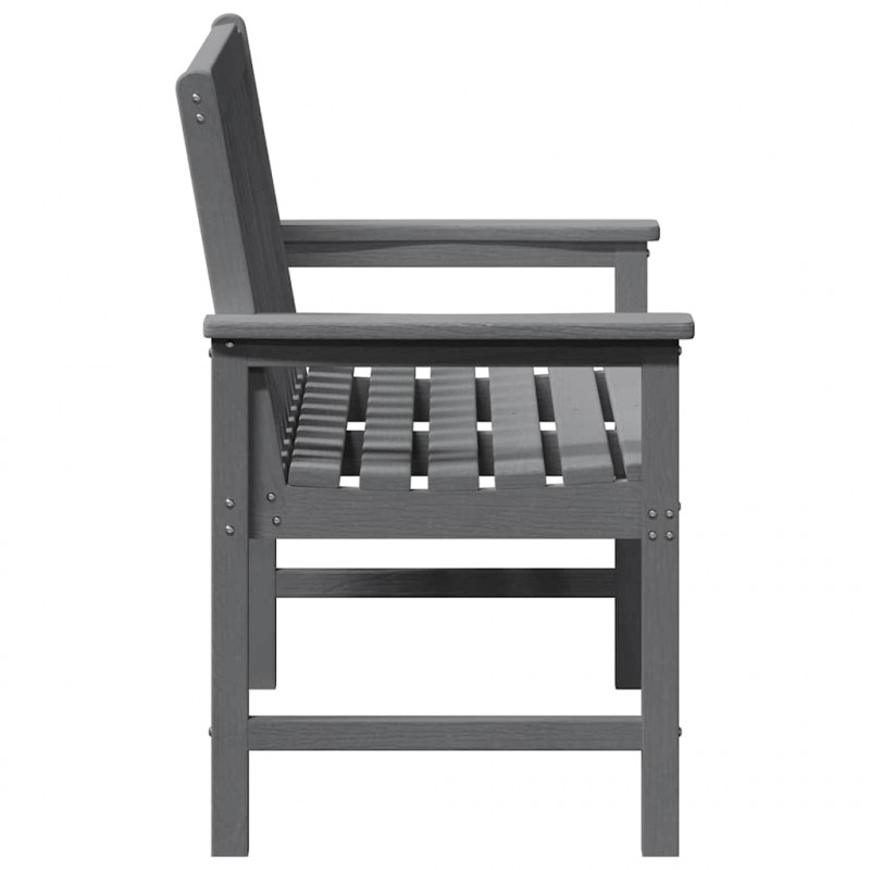 Ławka ogrodowa Jasnoszary 120 x 59 x 88 cm HDPE
