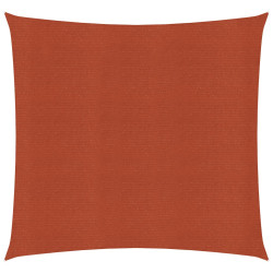 Żagiel przeciwsłoneczny, 160 g/m², terakotowy, 4,5x4,5 m, HDPE