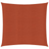 Żagiel przeciwsłoneczny, 160 g/m², terakotowy, 4,5x4,5 m, HDPE
