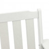 Krzesło jadalne ogrodowe 2 pcs Biały 65,5 x 59 x 88 cm HDPE