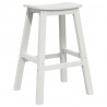 Stołek barowy 2 pcs Biały 52 x 43 x 73,5 cm HDPE