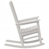 Ogrodowe Krzesło Bujańce Biały 92 x 70 x 108cm HDPE