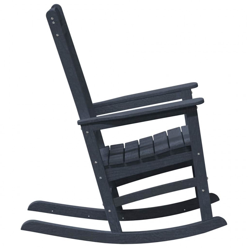 Ogrodowe Krzesło Bujańce Granatowy 92 x 70 x 108cm HDPE
