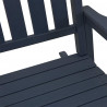 Ogrodowe Krzesło Bujańce Granatowy 92 x 70 x 108cm HDPE