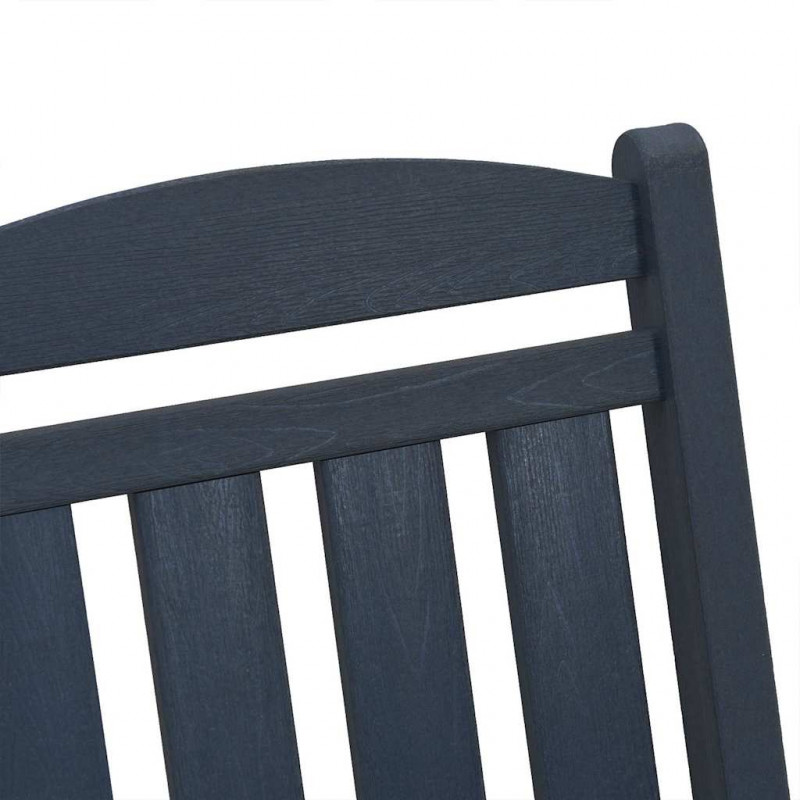 Ogrodowe Krzesło Bujańce Granatowy 92 x 70 x 108cm HDPE