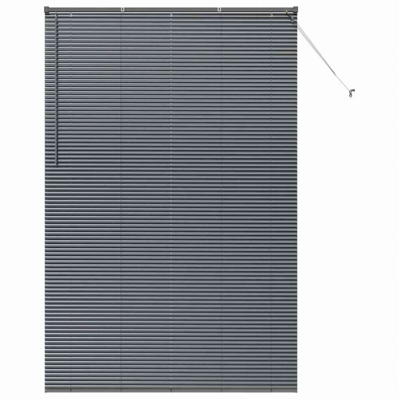 Żaluzje weneckie Ciemnoszary 220x150cm Aluminium