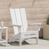 Składany fotel Adirondack Biały 80,5 x 74,5 x 92 cm HDPE